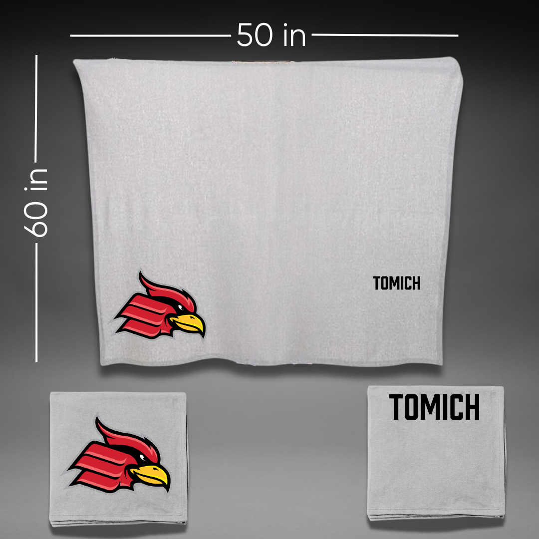 Wheeling University TF and XC Gray Blanket - Hunter Tomich