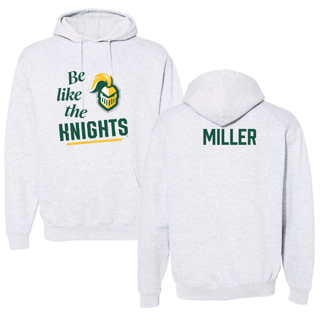 New Jersey City University Wrestling (W) Light Gray Be Like Us Hoodie - Gabrielle Miller