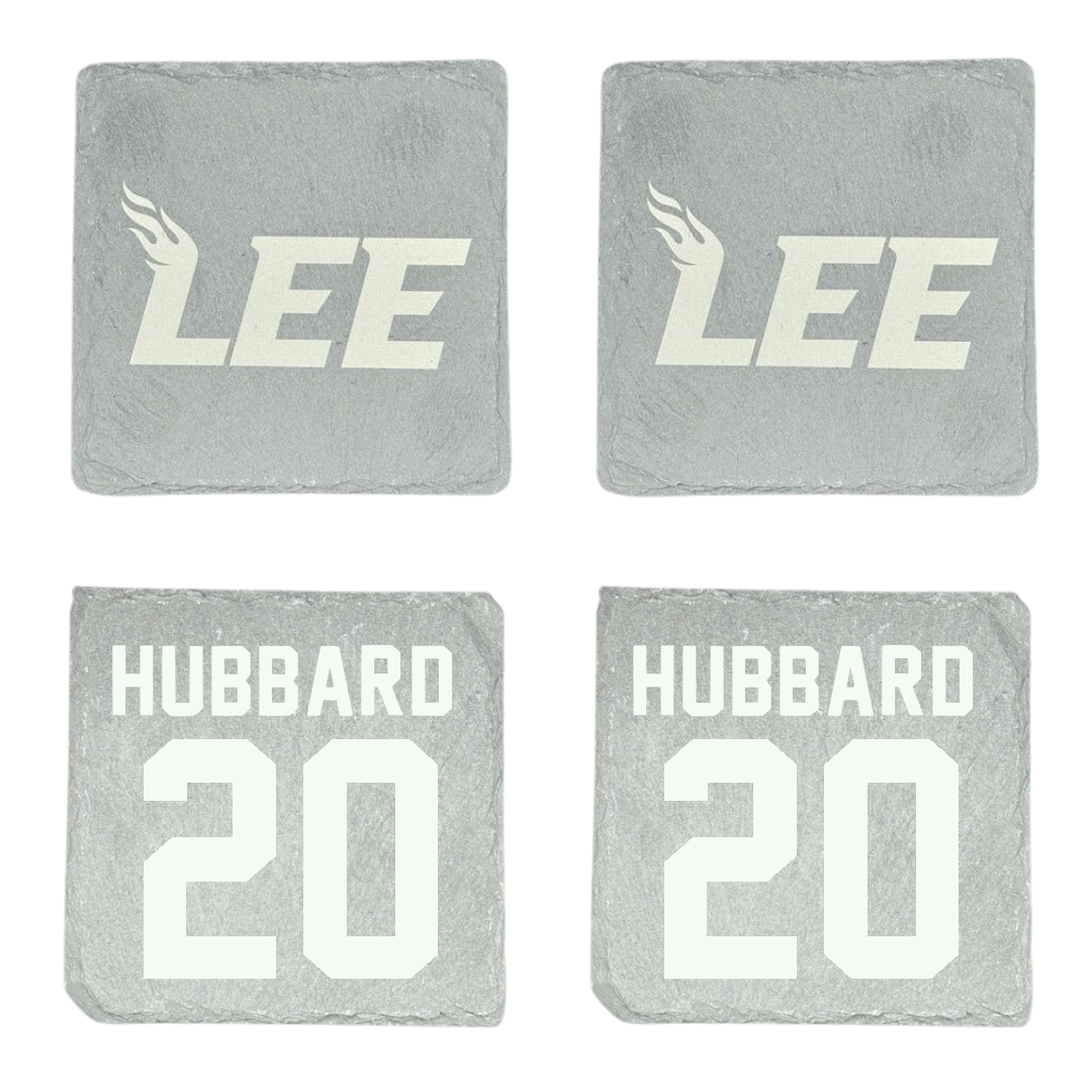 Lee University Basketball (M) Stone Coaster (4 Pack)  - #20 Josiah Hubbard