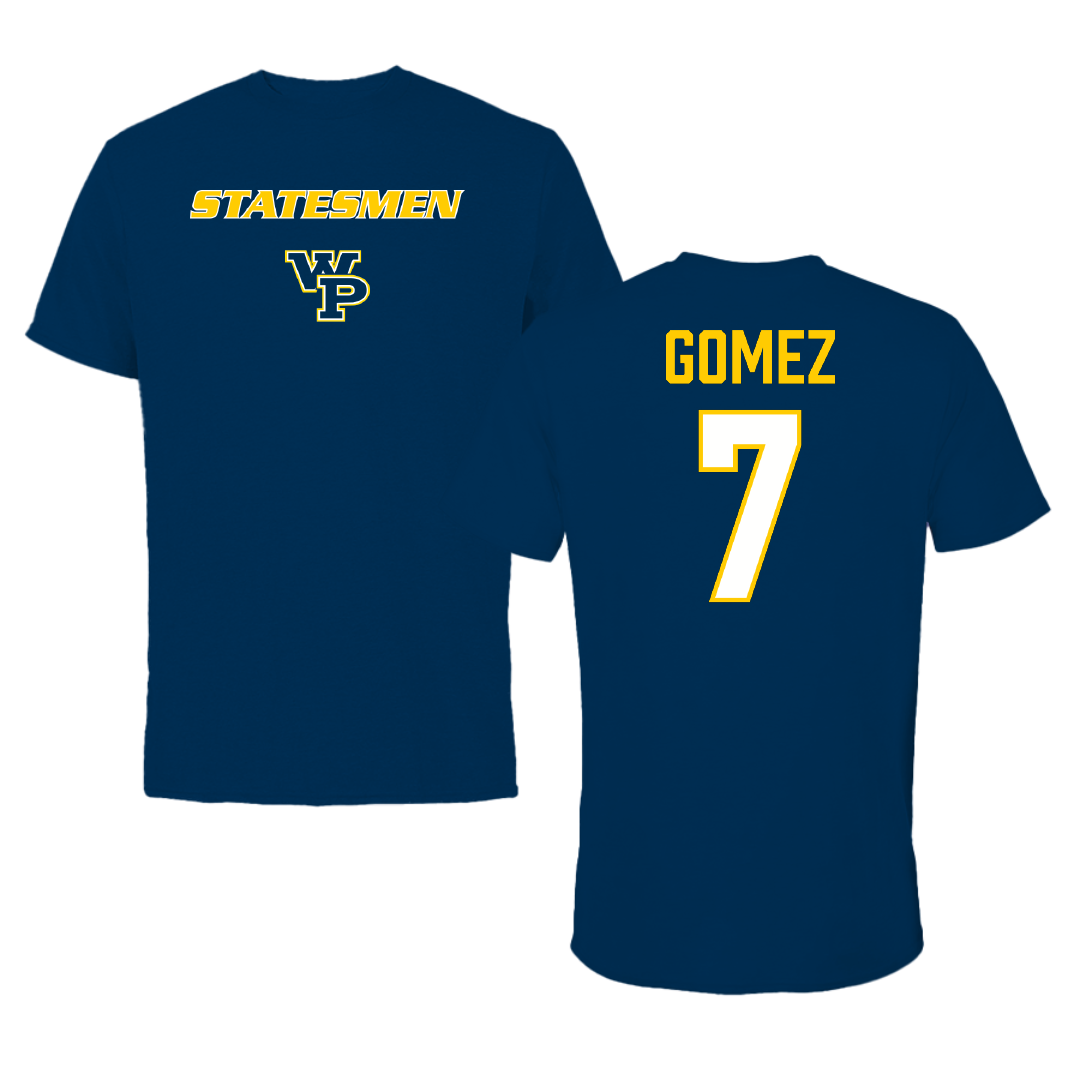 William Penn University Baseball Navy Performance Tee - #7 Hunter Gomez