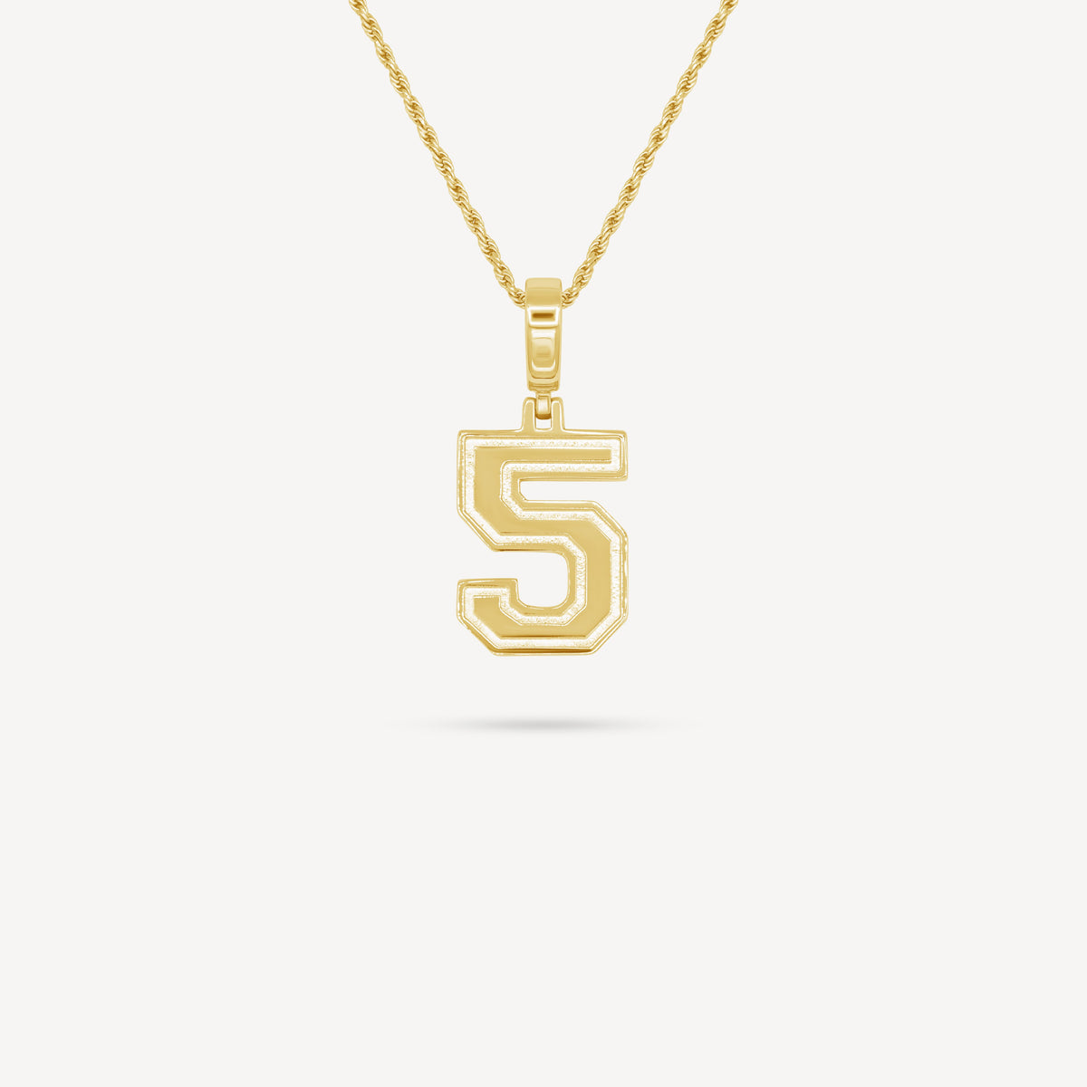 Gold Presidents Pendant and Chain - #5 Lucie Lambe