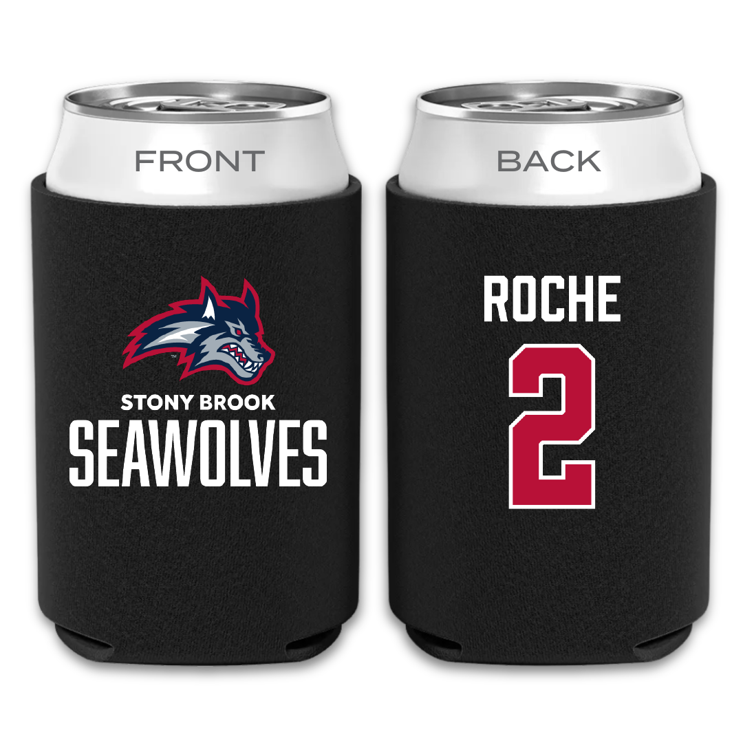 Stony Brook University Soccer Black Can Cooler - #2 Abigail Roche