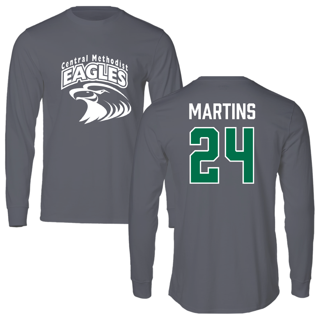Central Methodist University Volleyball Dark Gray Long Sleeve - #24 Victoria Martins