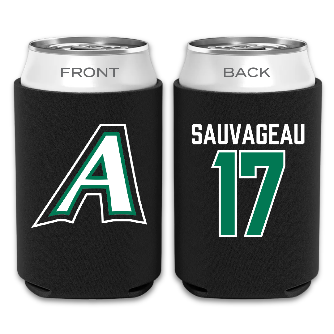 Adams State University Softball Black Can Cooler - #17 Emily Sauvageau