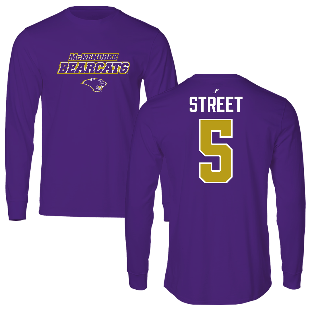 McKendree University Bowling Purple General Long Sleeve - #5 Sarah Street