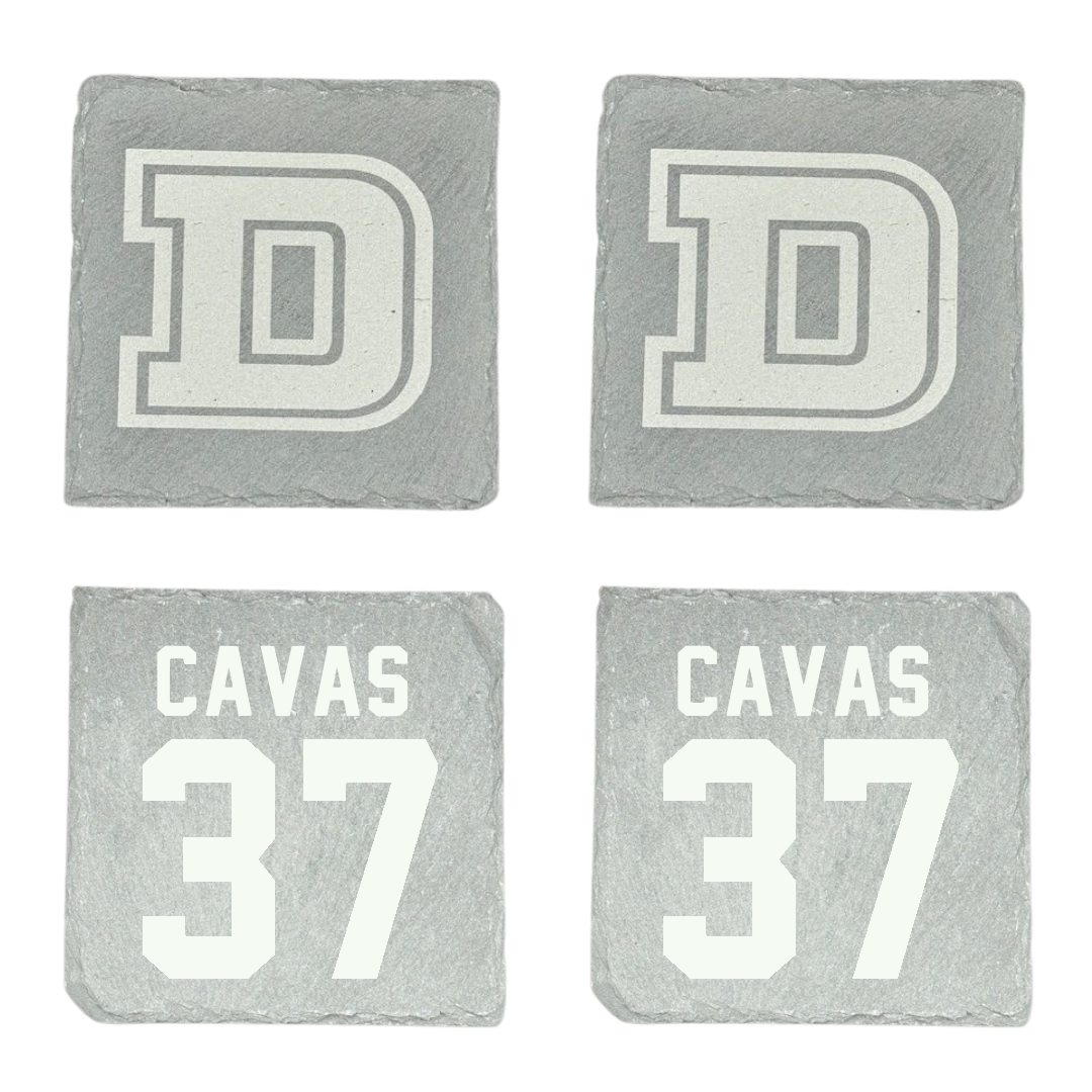 Dean College Baseball Stone Coaster (4 Pack)  - #37 Josh Cavas