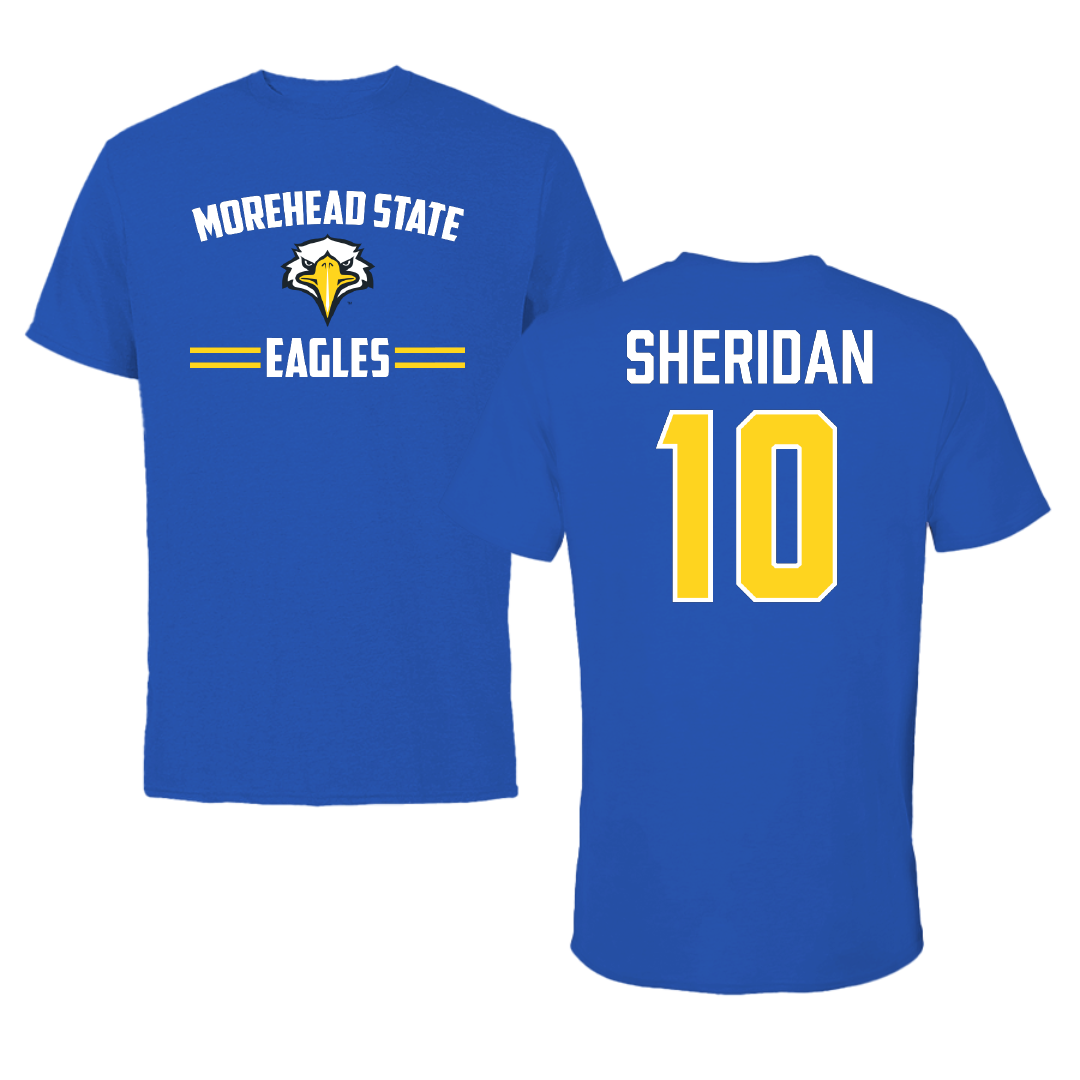 Morehead State University Baseball Blue General Tee - #10 Caden Sheridan
