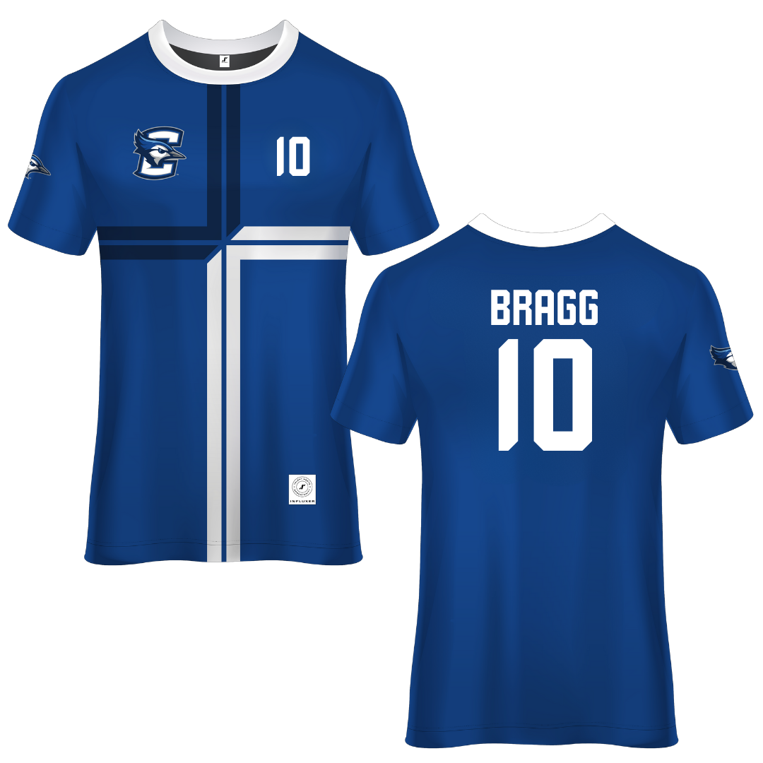 Creighton University Blue Soccer Jersey - #10 Anna Bragg