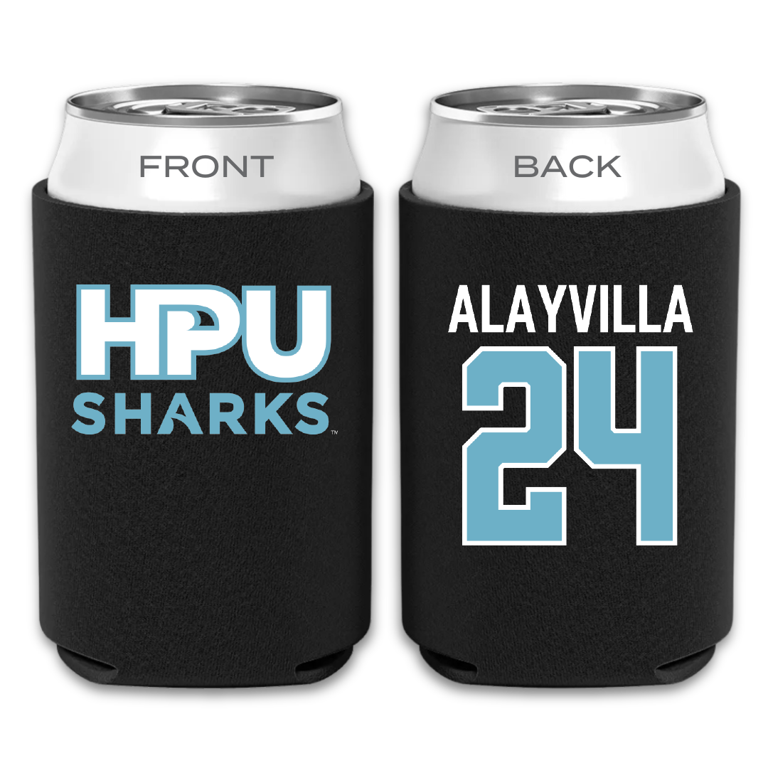 Hawaii Pacific University Acrobatics & Tumbling Black Can Cooler - #24 Cheyenne Alayvilla