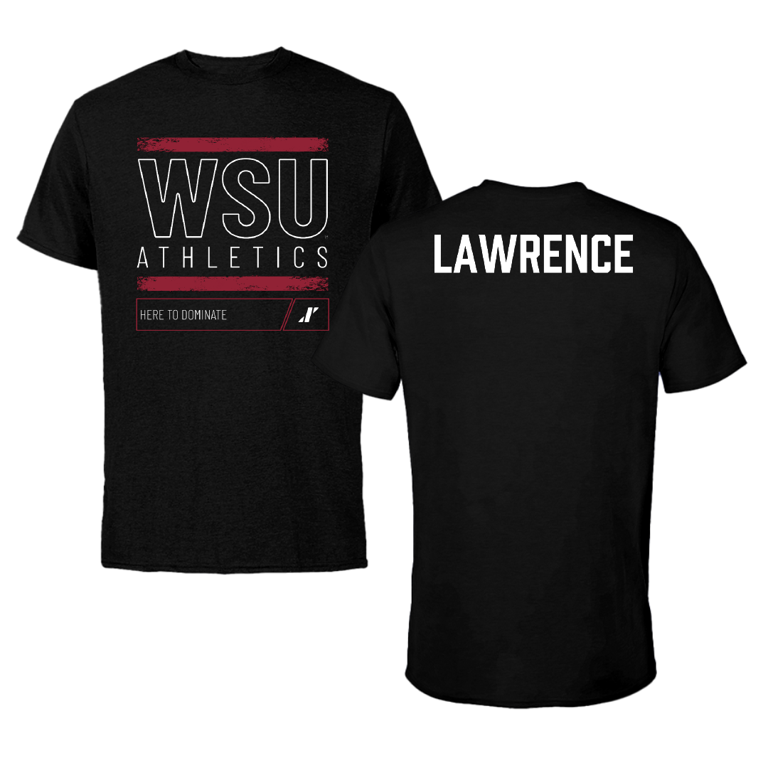 Washington State University TF and XC Black Dominate Tee - Eli Lawrence