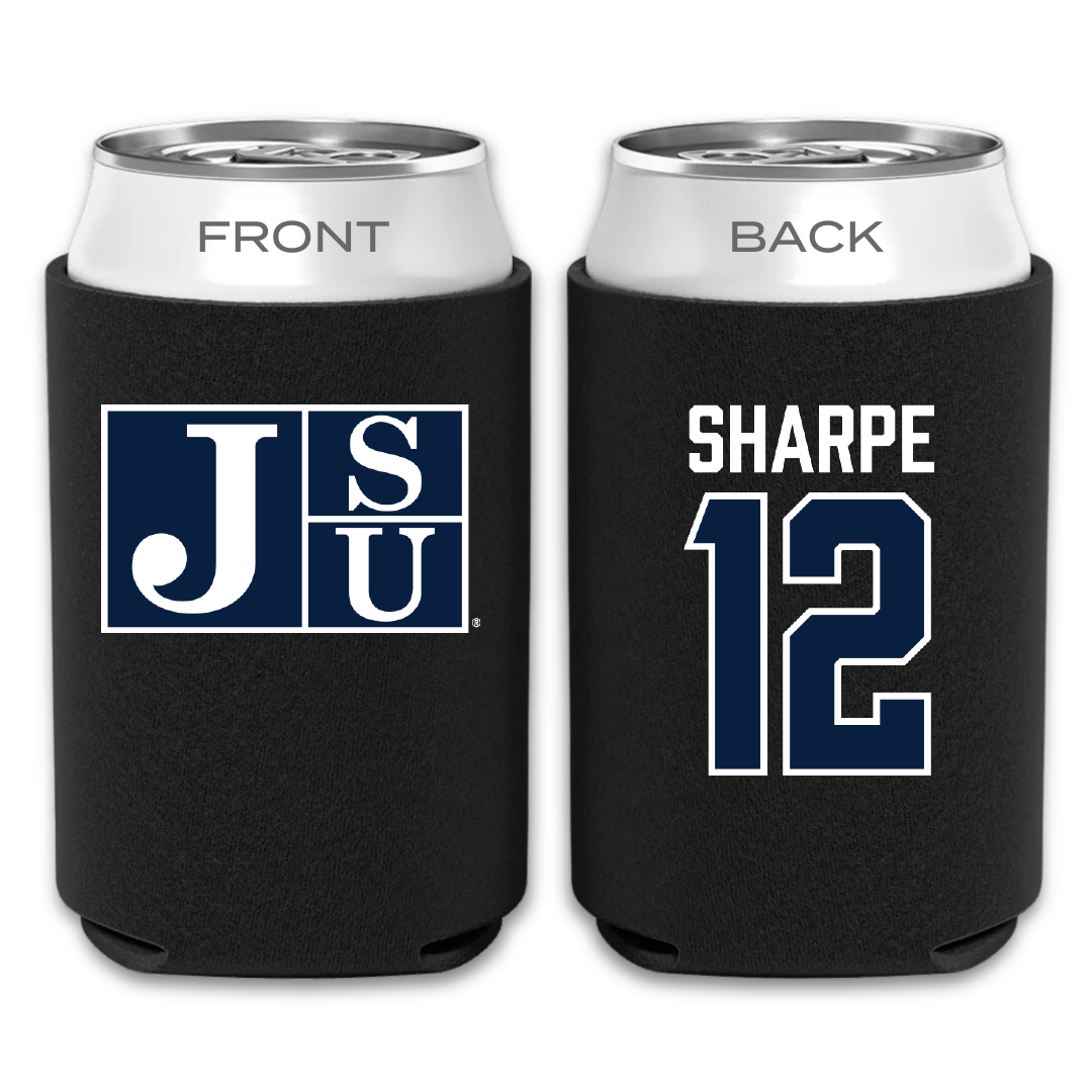 Jackson State University Football Black Can Cooler - #12 Nireek Sharpe