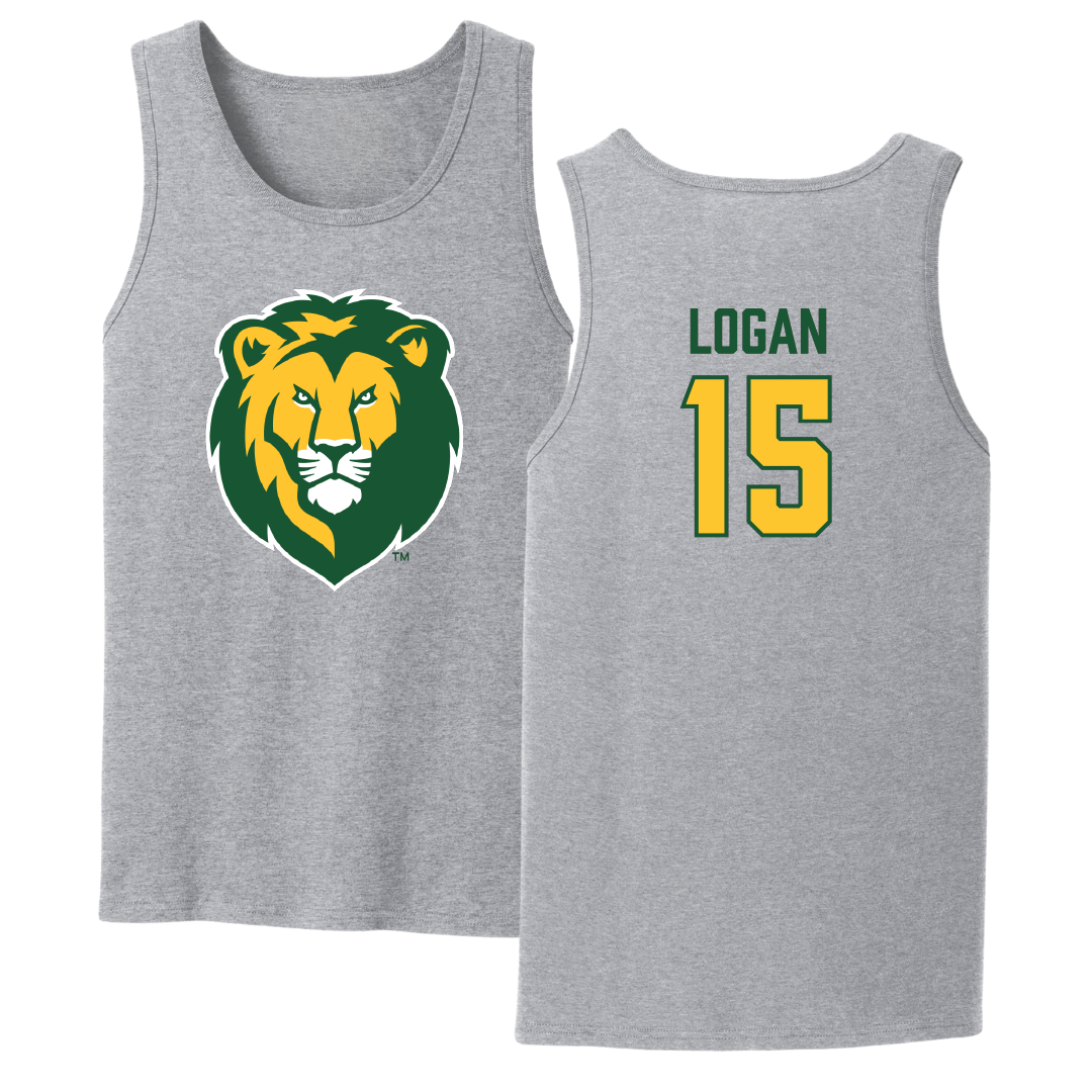Southeastern Louisiana University Football Sport Gray Tank Top - #15 Jacob Logan