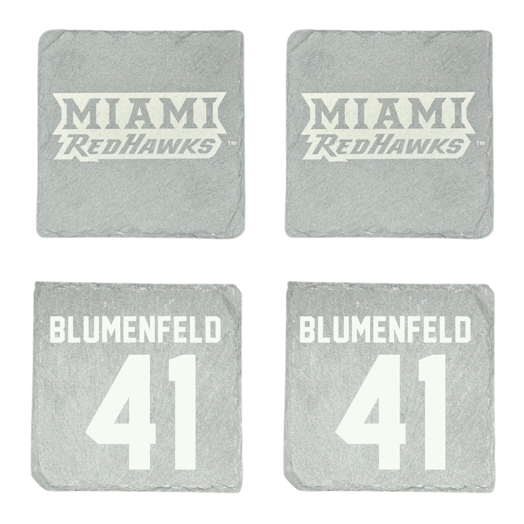 Miami University (Ohio) Basketball Stone Coaster (4 Pack)  - #41 Brooke Blumenfeld