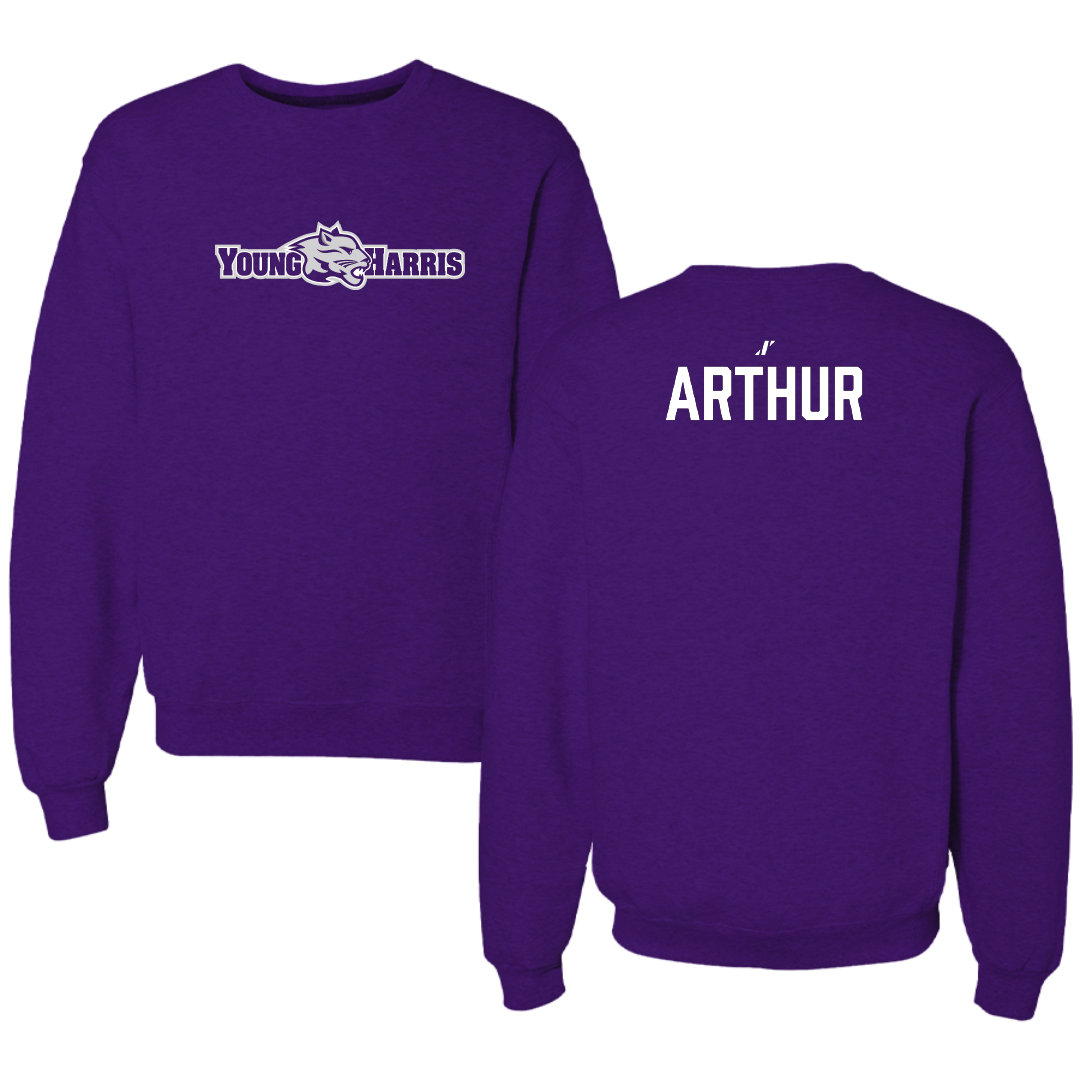 Young Harris College Golf (W) Purple Crewneck - Abbie Arthur