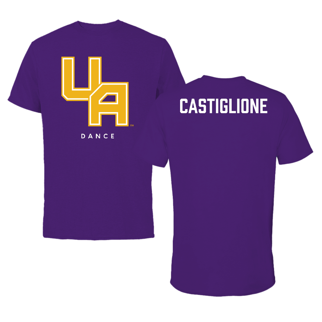 University at Albany Dance Purple Block Tee - Natalie Castiglione