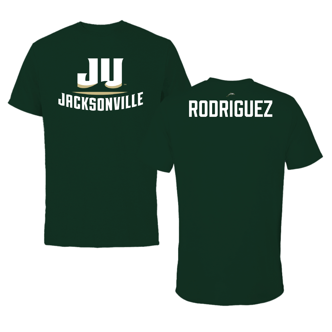 Jacksonville University Rowing (W) Forest Green Tee - Giselly Rodriguez