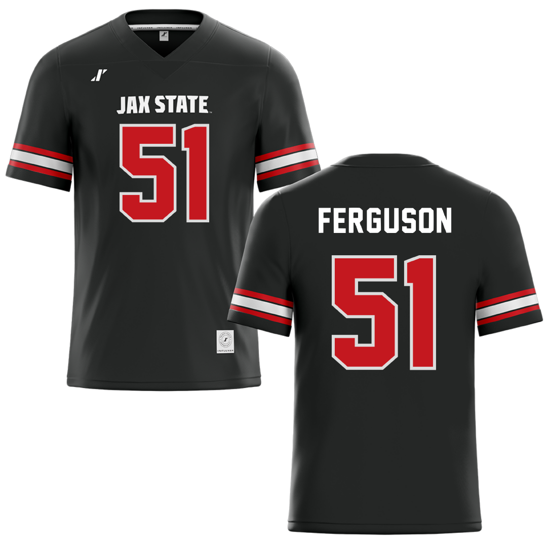 Jacksonville State University Black Football Jersey - #51 Ethan Ferguson