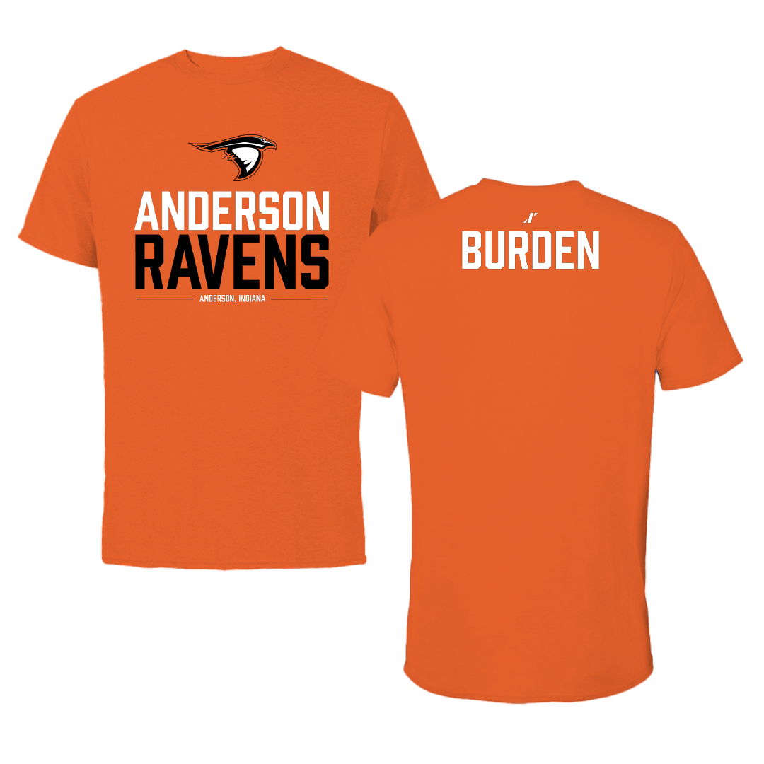 Anderson University (Indiana) Golf (W) Orange General Tee - Abbie Burden