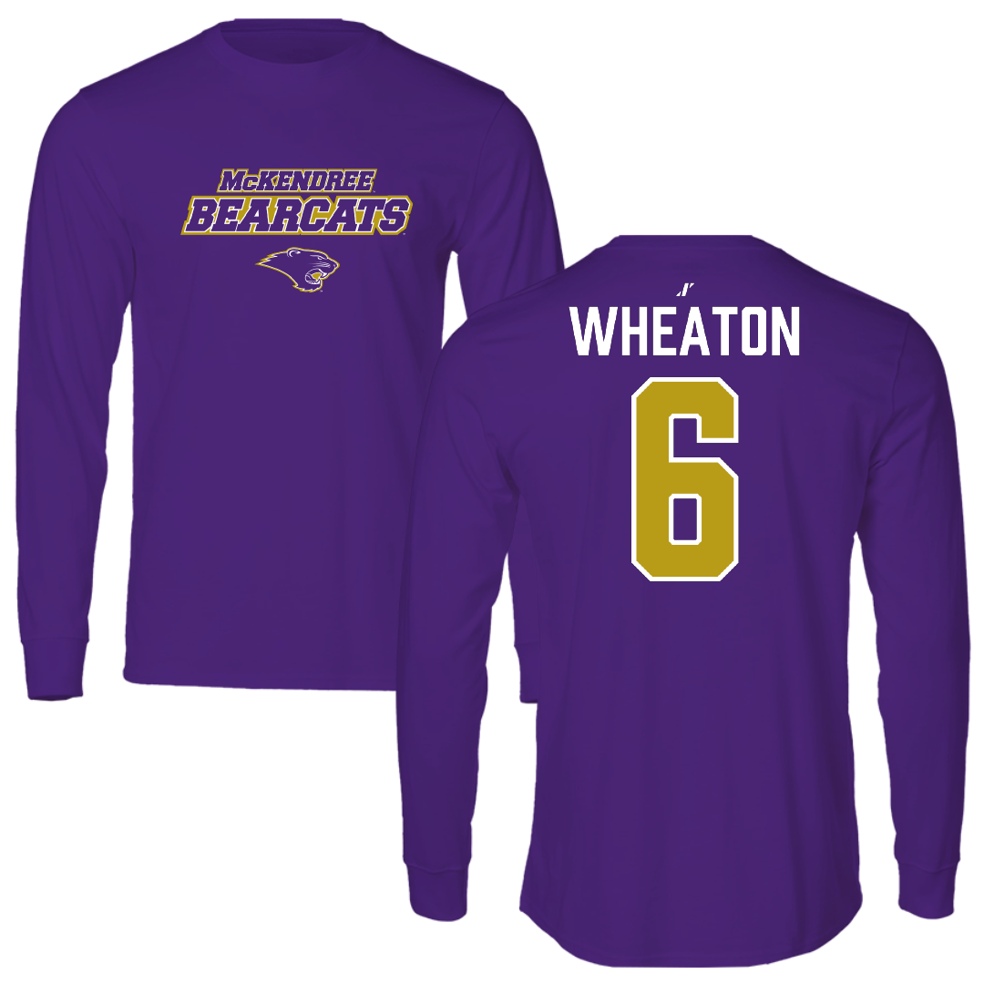 McKendree University Rugby Purple General Long Sleeve - #6 Elijah Wheaton