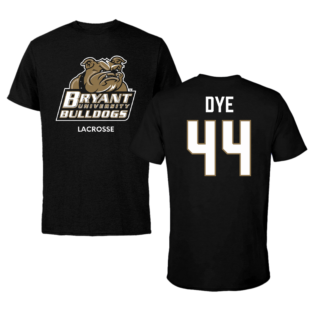 Bryant University Lacrosse (W) Black Tee - #44 Mia Dye