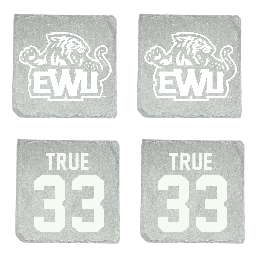 Edward Waters University Football Stone Coaster (4 Pack)  - #33 Bryson True