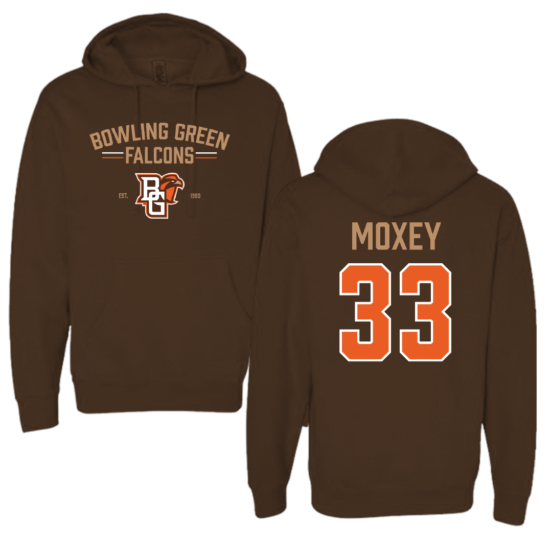 Bowling Green State University Basketball (W) Brown General Hoodie - #33 Kendal Moxey