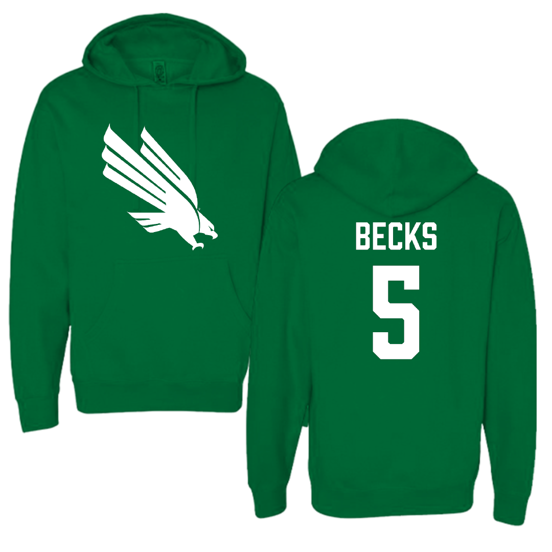 University of North Texas Football Green Hoodie - #5 Jayden Becks