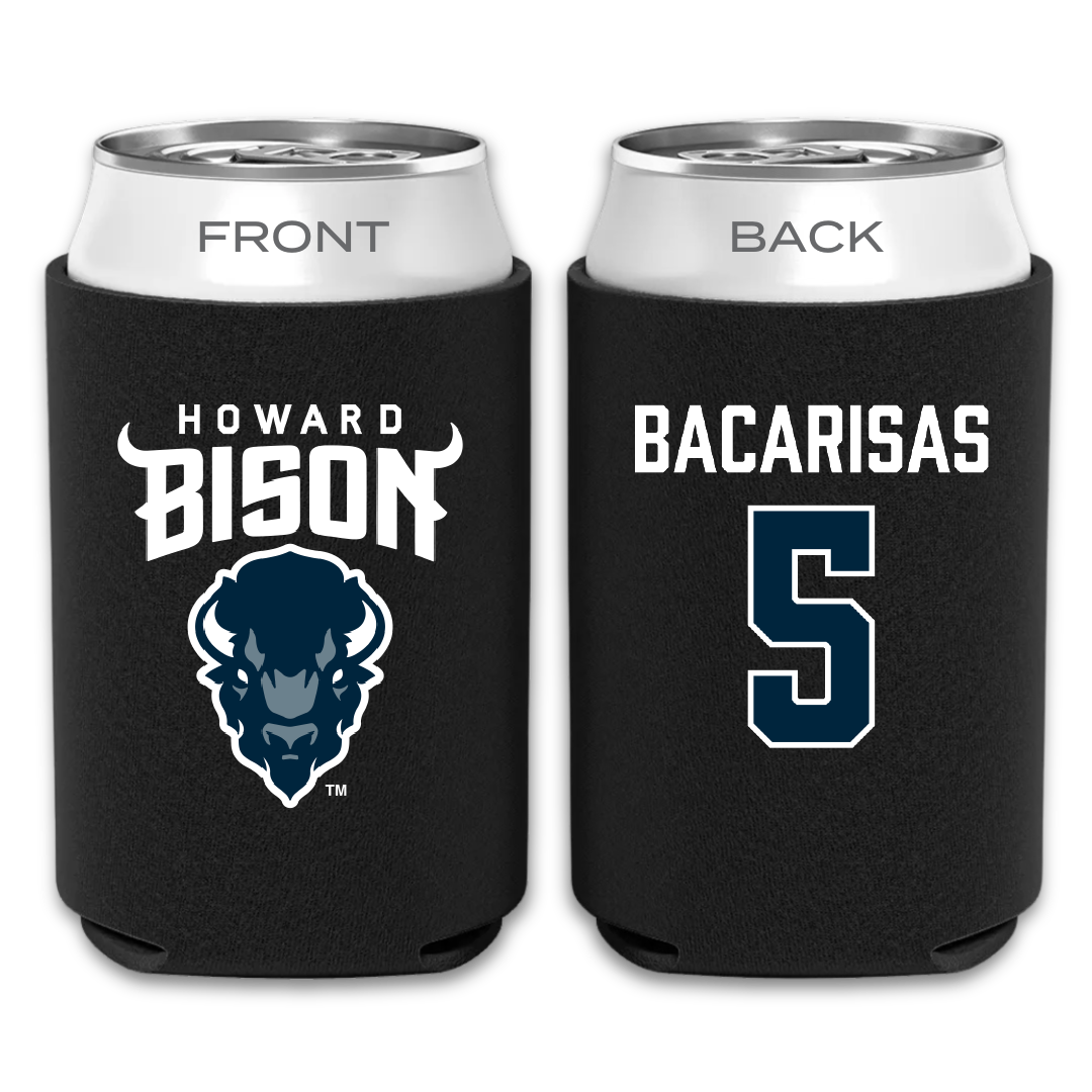 Howard University Soccer (W) Black Can Cooler - #5 Karly Bacarisas