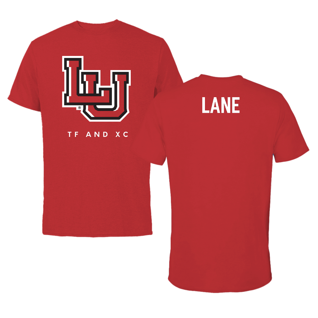Lamar University TF and XC Red Performance Tee - Jonah Lane