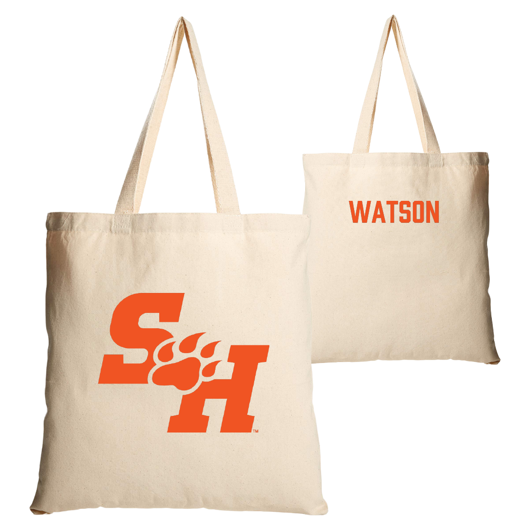 Sam Houston State University TF and XC Tan Canvas Tote Bag - Maddie Watson