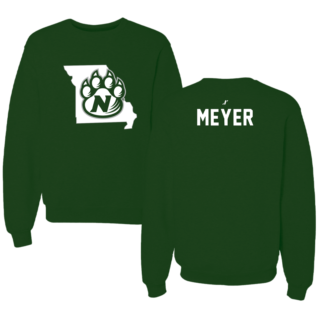 Northwest Missouri State University Dance Forest Green State Crewneck - Elli Meyer