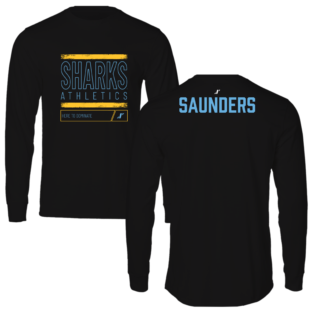 Long Island University Equestrian Black Dominate Performance Long Sleeve - Lola Saunders