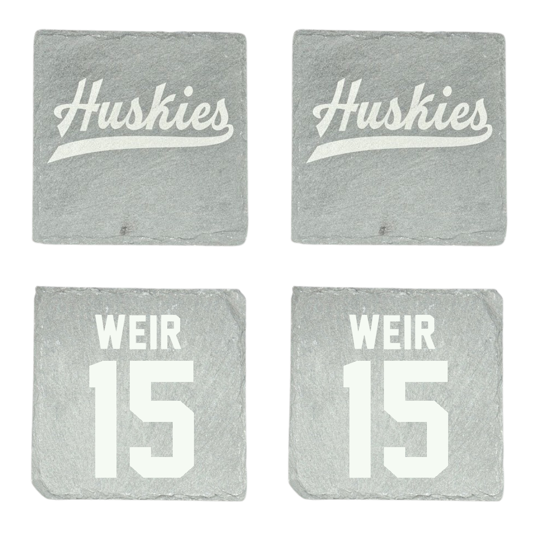 Houston Christian University Football Stone Coaster (4 Pack)  - #15 Jake Weir