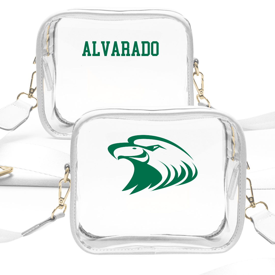 Central Methodist University Esports White Clear Stadium Bag - David Alvarado