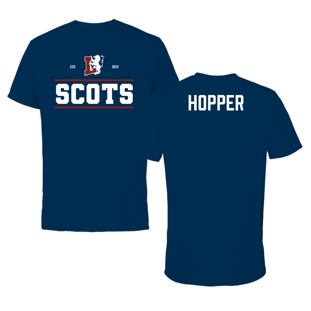 Lyon College Golf (M) Navy General Tee - Robert Hopper