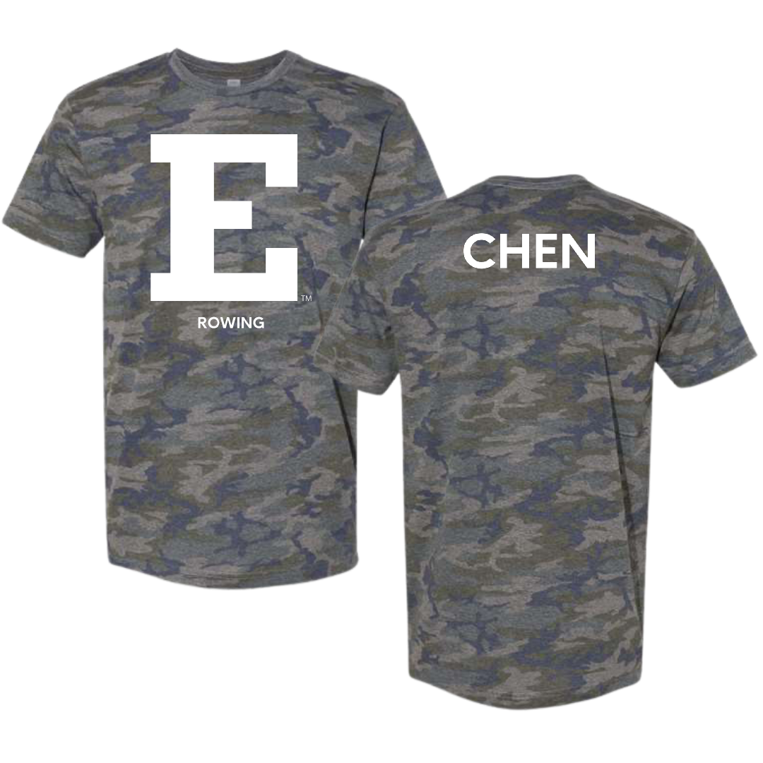 Eastern Michigan University Rowing (W) Vintage Camo Tee - Tiffany Chen