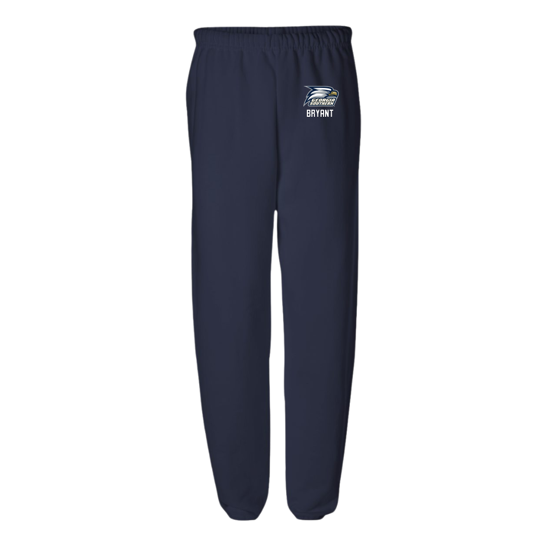 Georgia Southern University Basketball (M) Navy Sweatpants - #1 Cam Bryant