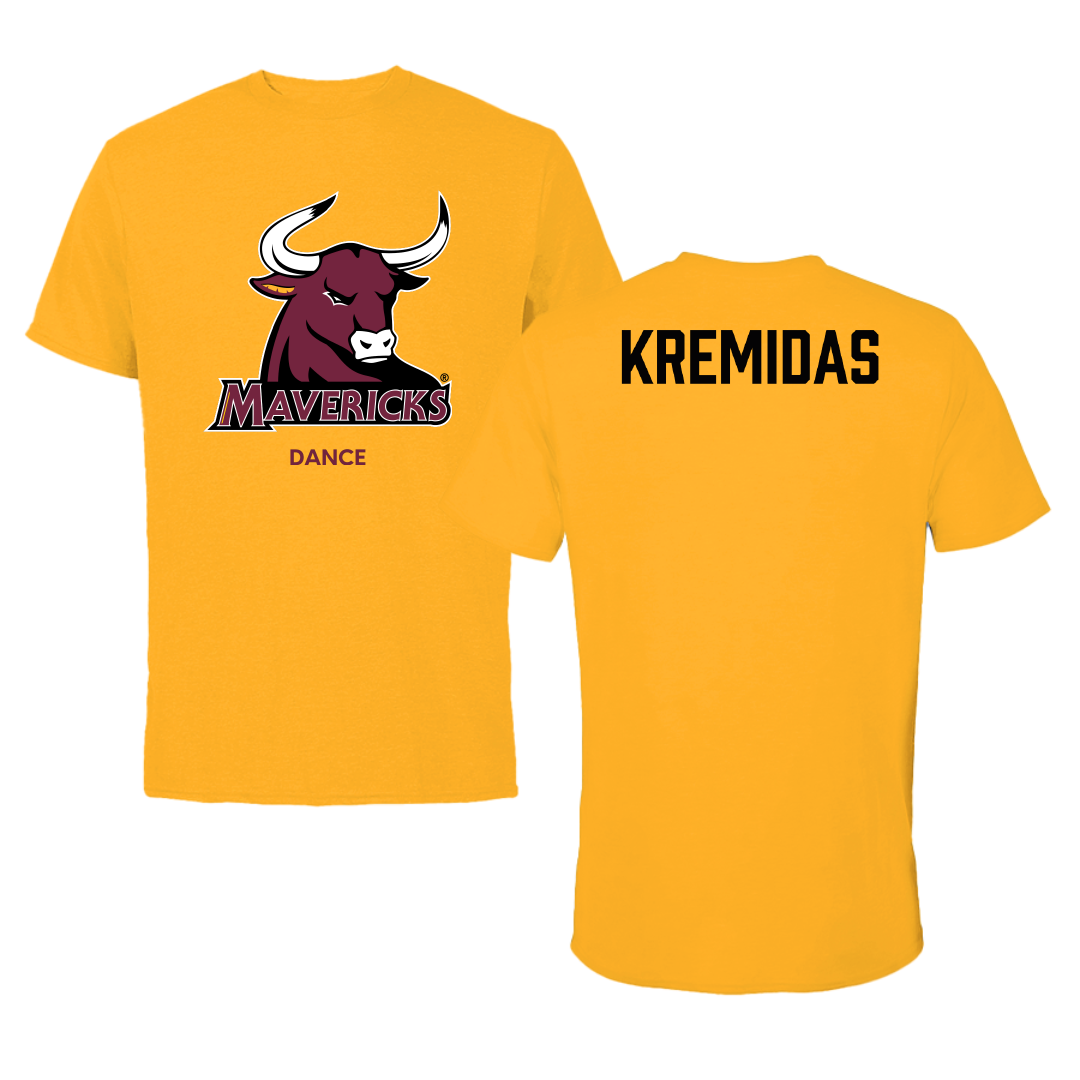 Colorado Mesa University Dance Gold Performance Tee - Dani Kremidas