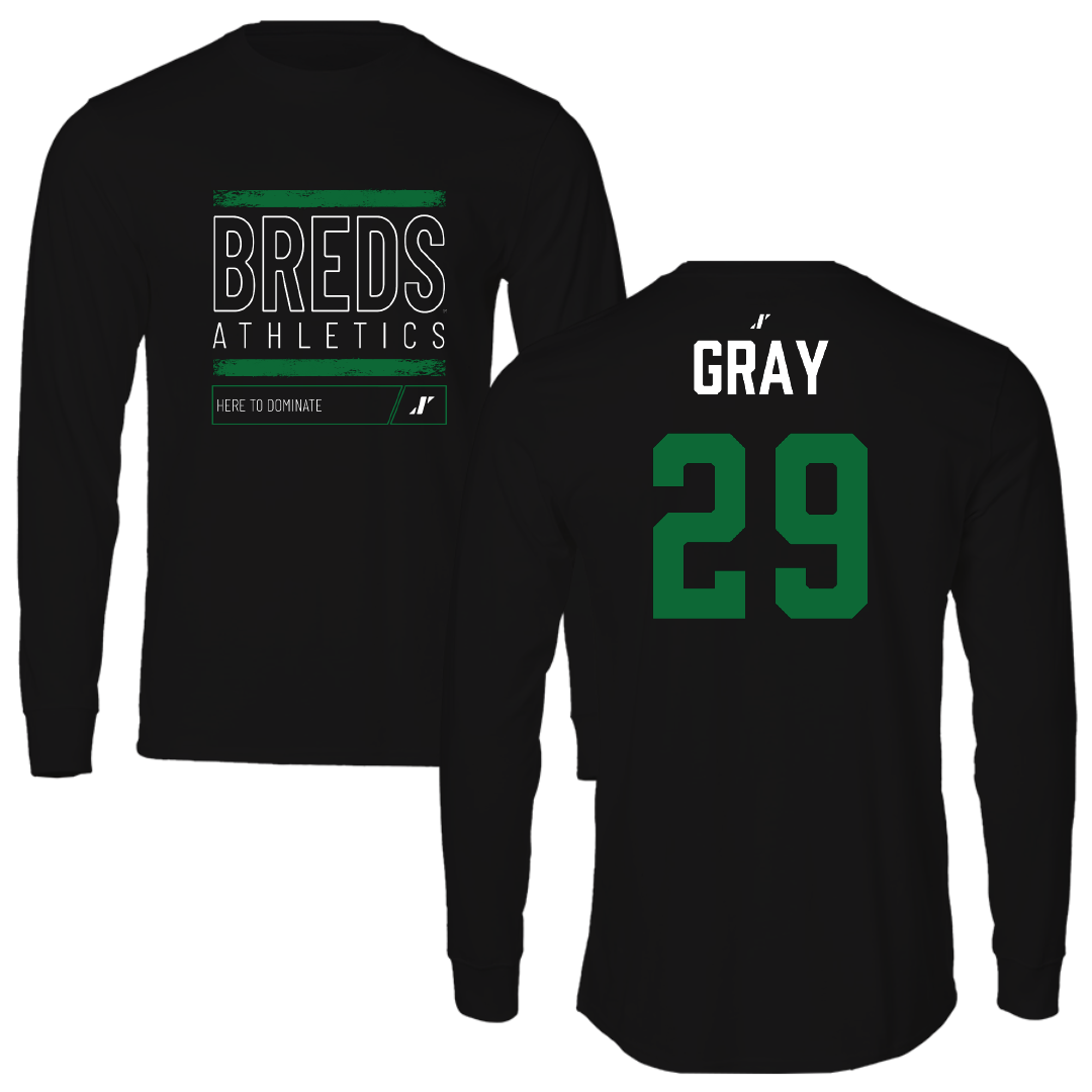 Kentucky State University Football Black Dominate Long Sleeve - #29 Timothy Gray