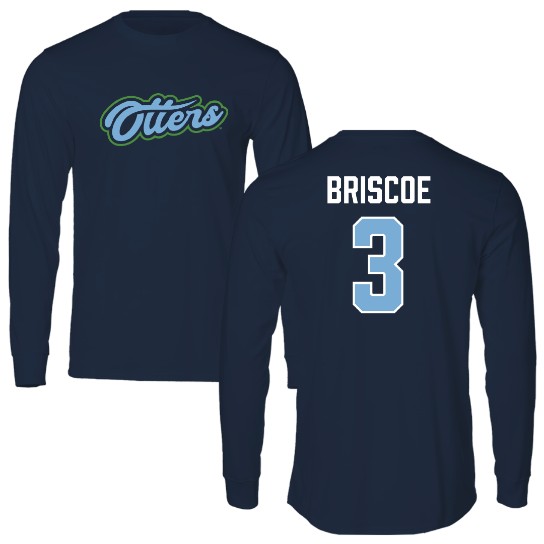 Cal State Monterey Bay Basketball Navy Long Sleeve - #3 Ariya Briscoe