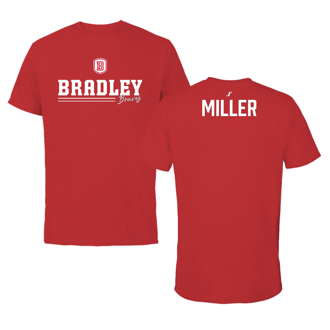 Bradley University TF and XC Red General Performance Tee - Nathan Miller