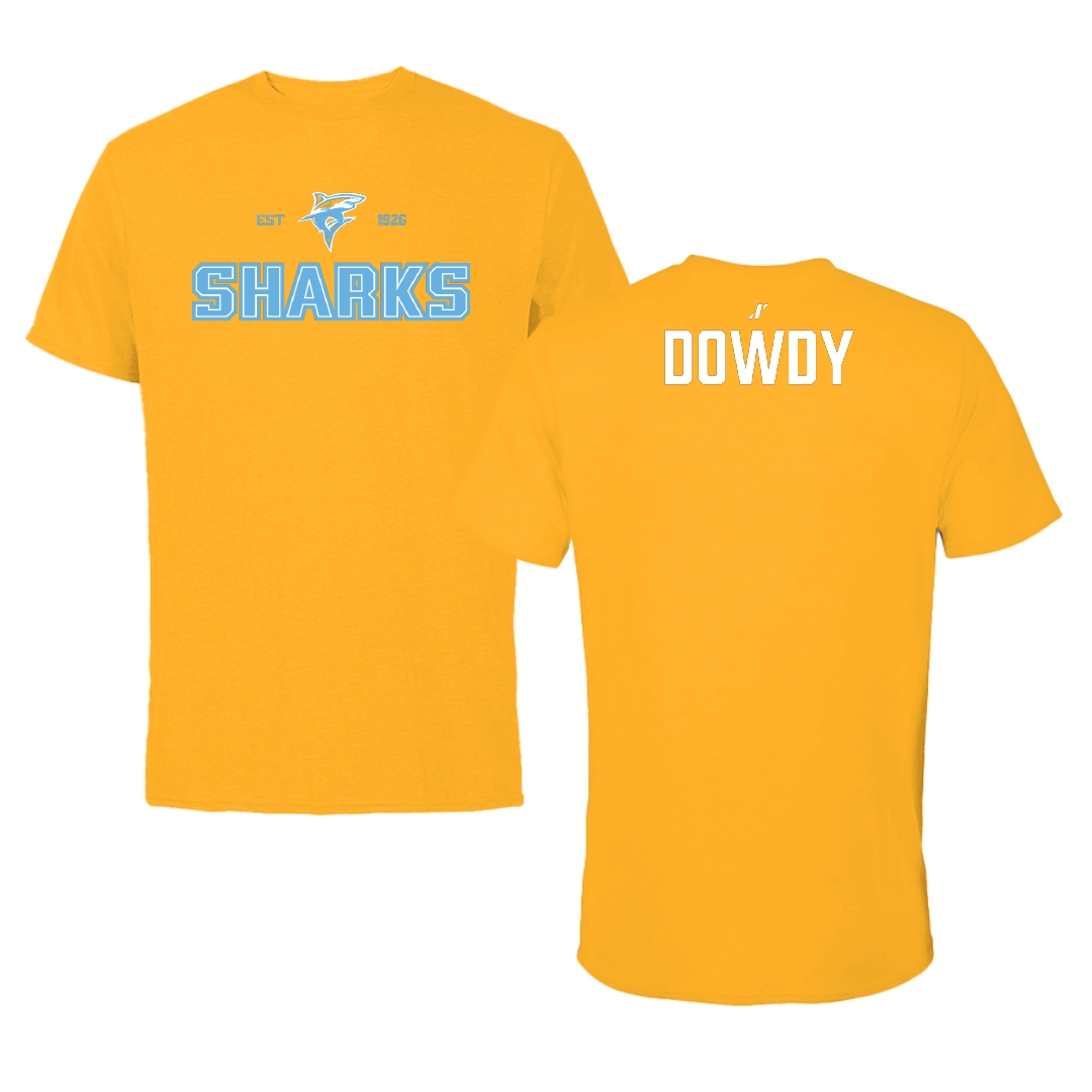 Long Island University Basketball Gold General Performance Tee - Amaya Dowdy