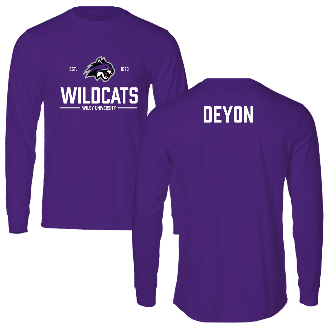 Wiley University TF and XC Purple General Performance Long Sleeve - Kyla Deyon