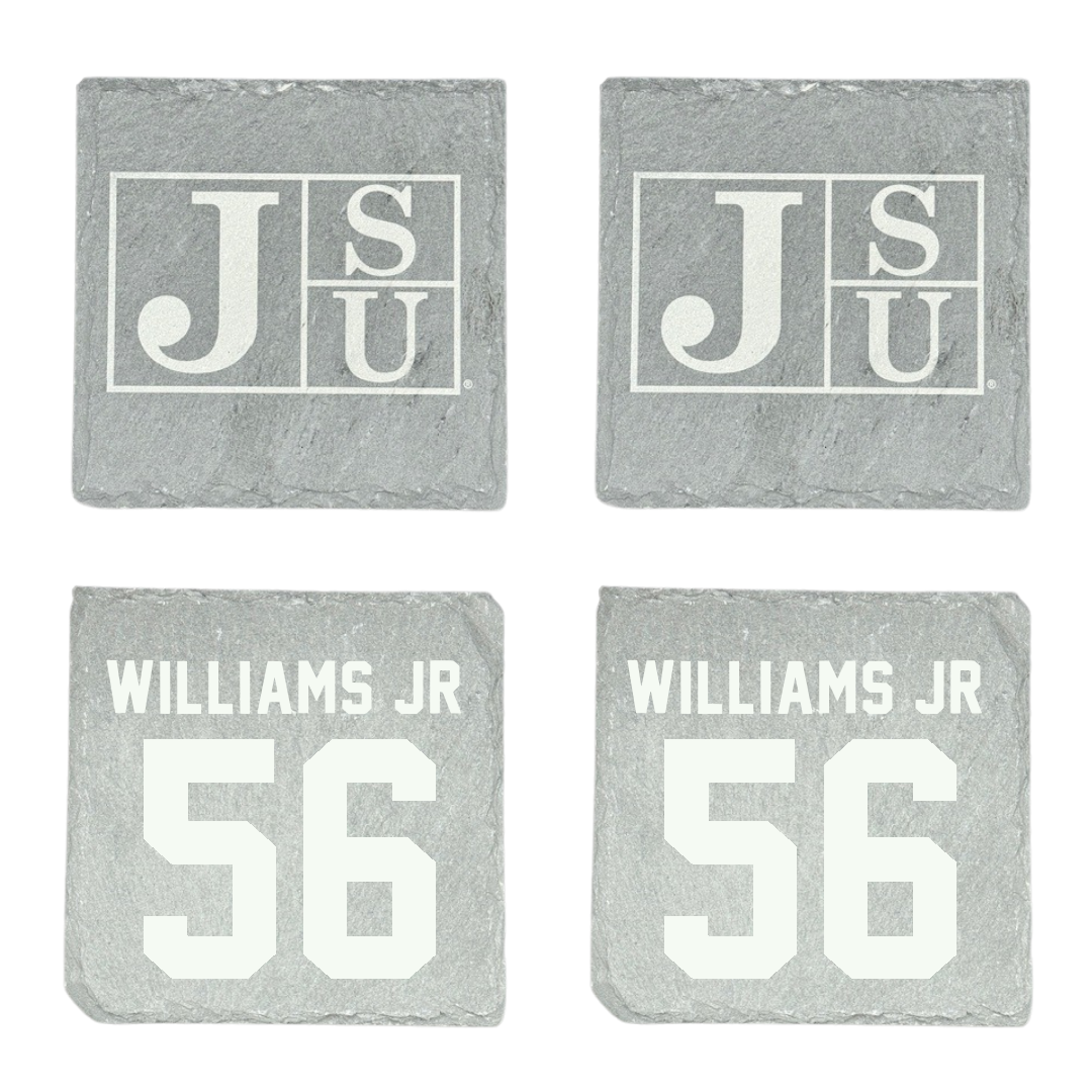 Jackson State University Football Stone Coaster (4 Pack)  - #56 Brian Williams Jr