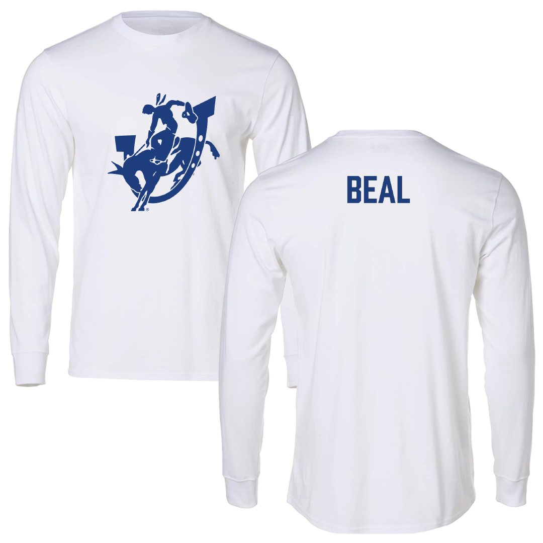 Southern Arkansas University Football White Performance Long Sleeve - Zaevyea Beal