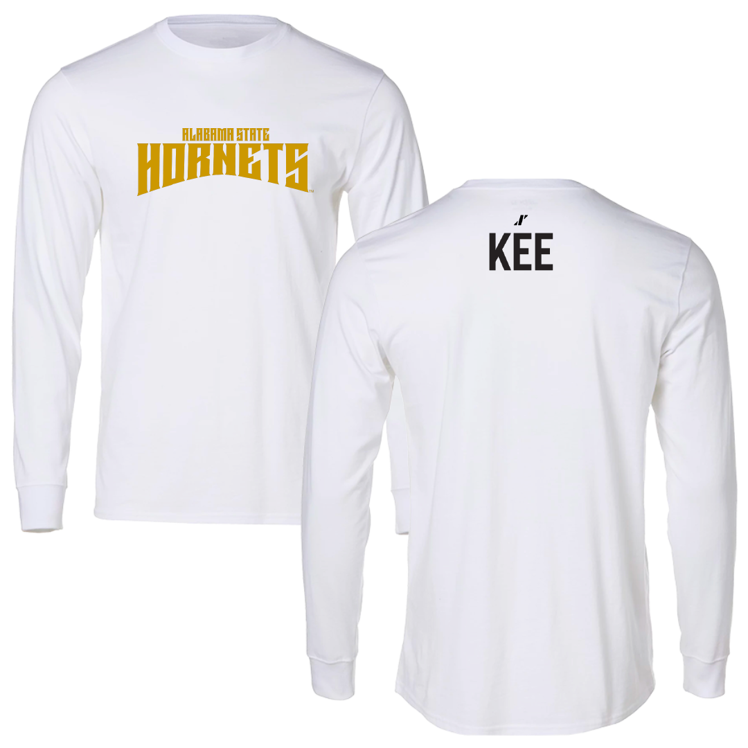 Alabama State University TF and XC White Classic Long Sleeve - Vejarrica Kee