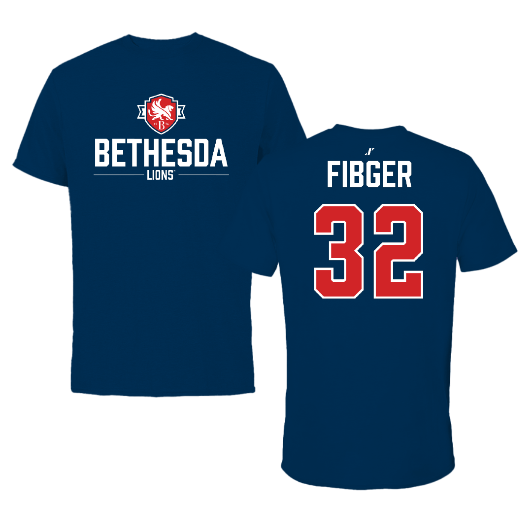 Bethesda University Basketball (M) Navy General Tee - #32 Luiz Fibger