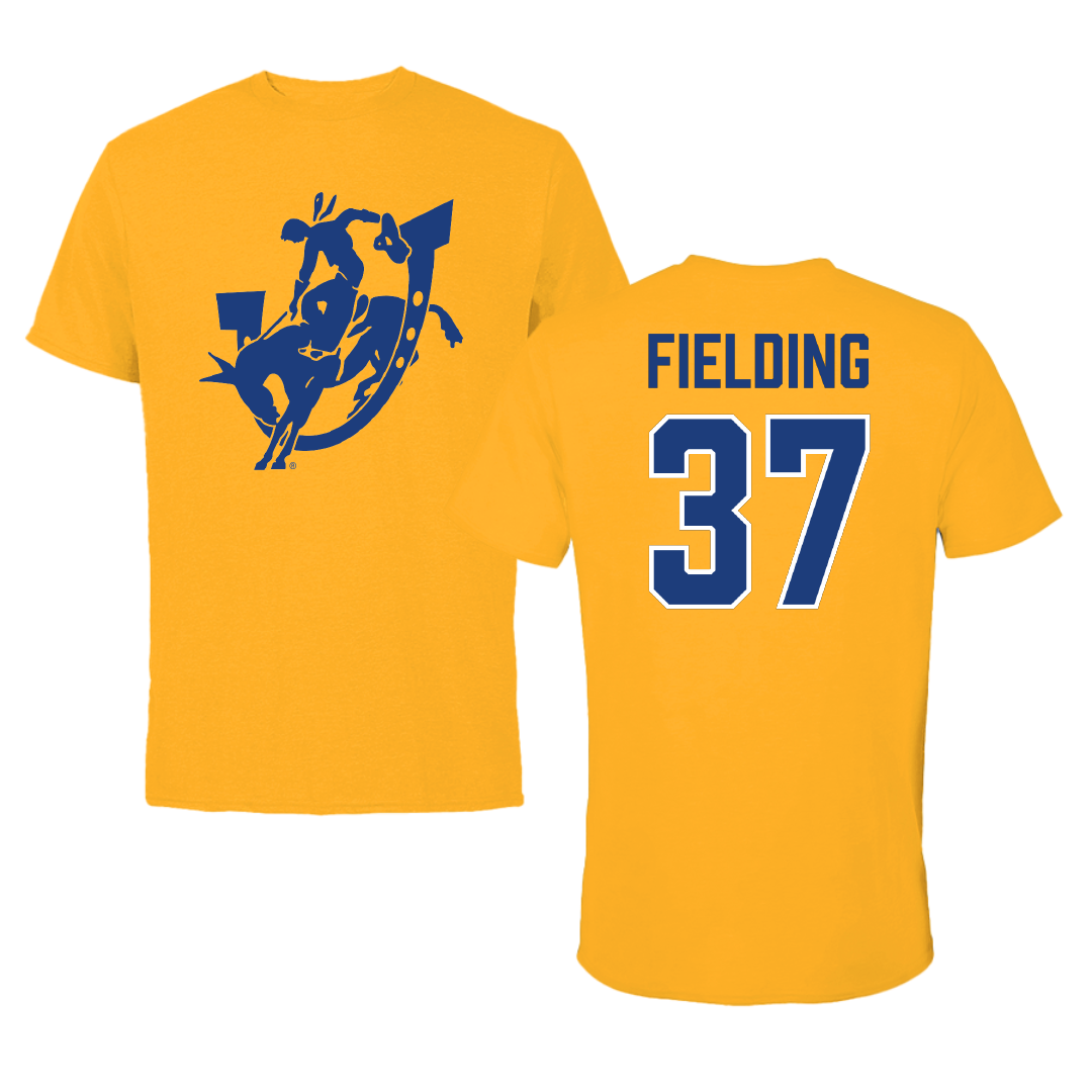 Southern Arkansas University Baseball Gold Performance Tee - #37 Wyatt Fielding