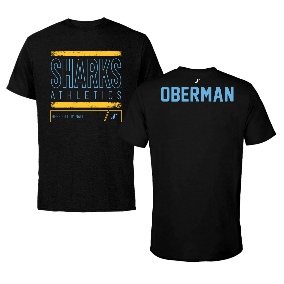 Long Island University Gymnastics Black Dominate Performance Tee - Maya Oberman