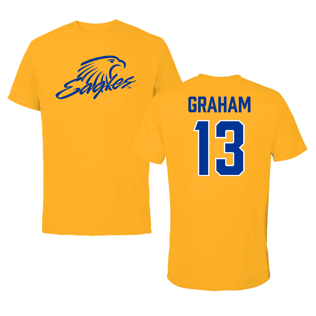 Embry-Riddle Aeronautical University Baseball Gold Tee - #13 Carter Graham